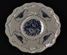 Große Weimar Porzellan Prunkschale "Jutta" - Echt Kobalt - D 32 cm - Nr. 54