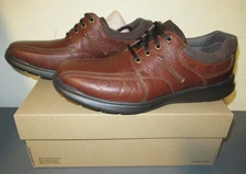 Clarks Cotrell Walk Shoes Oxford Lace Up Tobacco Brown Mens 13 NIB