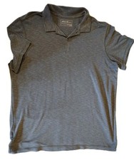 Eddie Bauer Polo Shirt Men's TXL Active Fit Polo Gray
