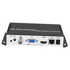 H.265 H.264 IP Video Decoder HDMI VGA CVBS Video Audio Streaming Decoder RTMP 