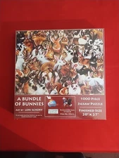 Sunsout A Bundle Of Bunnies 1000 Piece Jigsaw Puzzle New