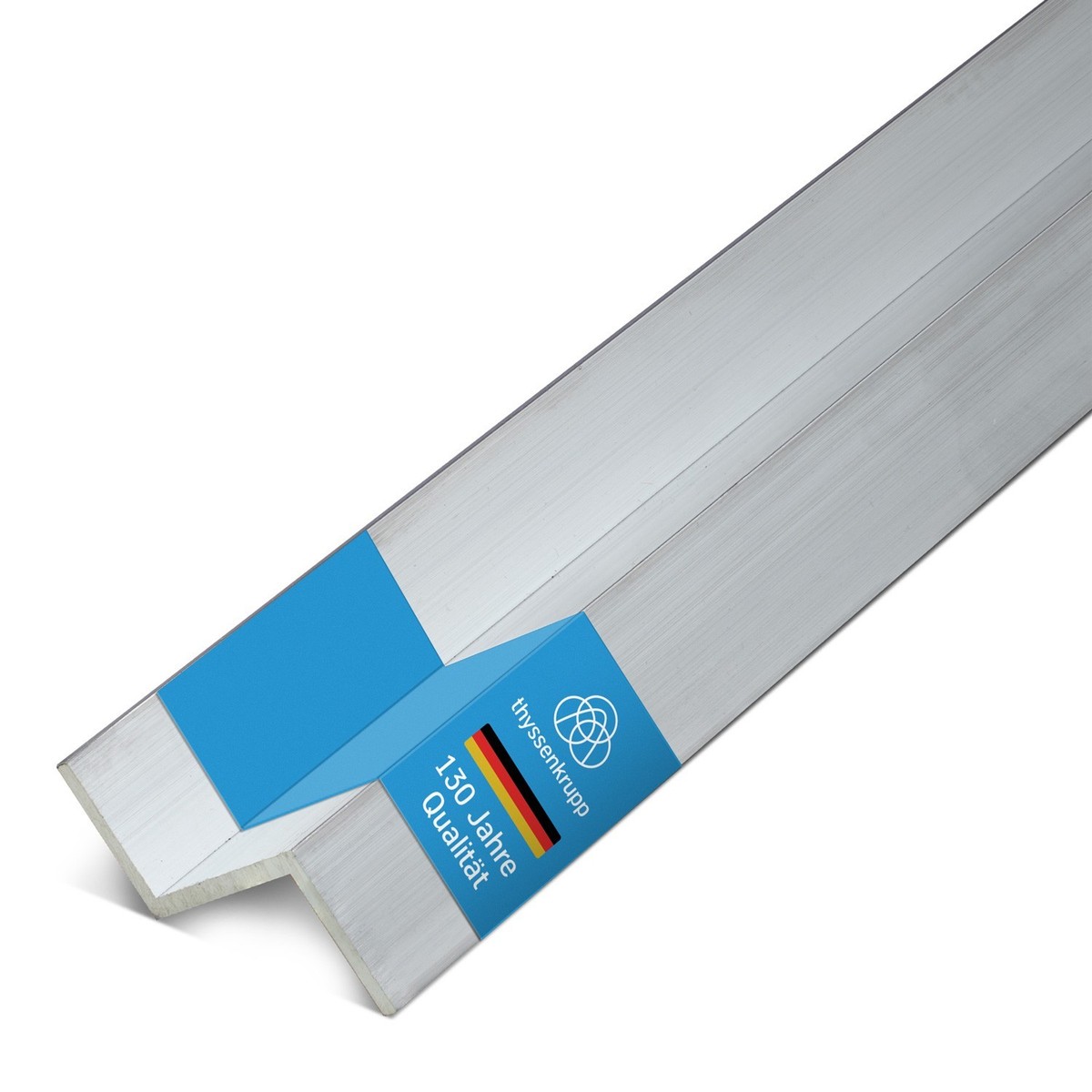 Thyssenkrupp Aluminium U-Profil Gepresst – 30 X 30 X 30 X 3 Mm, 1000 Mm Länge, EN AW-6060, Korrosionsbeständig & Schweißbar