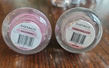 Two Brand New Sistaco Nail Powders, Ballerina & Marshmallow ~ Sealed