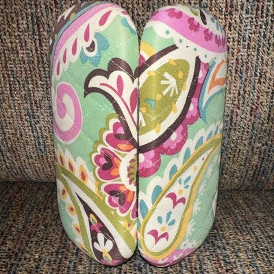 Vera Bradley Eyeglass Sunglasses Case Womens Floral Clamshell With Signature