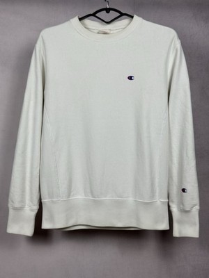 Vintage Champion Reverse Weave Warm Up Sweatshirt Weiß 