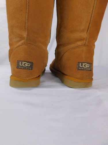UGG Australia Classic Tall Boots Womens Size 9 Sheepskin Wool 5815 Winter - Picture 5 of 9