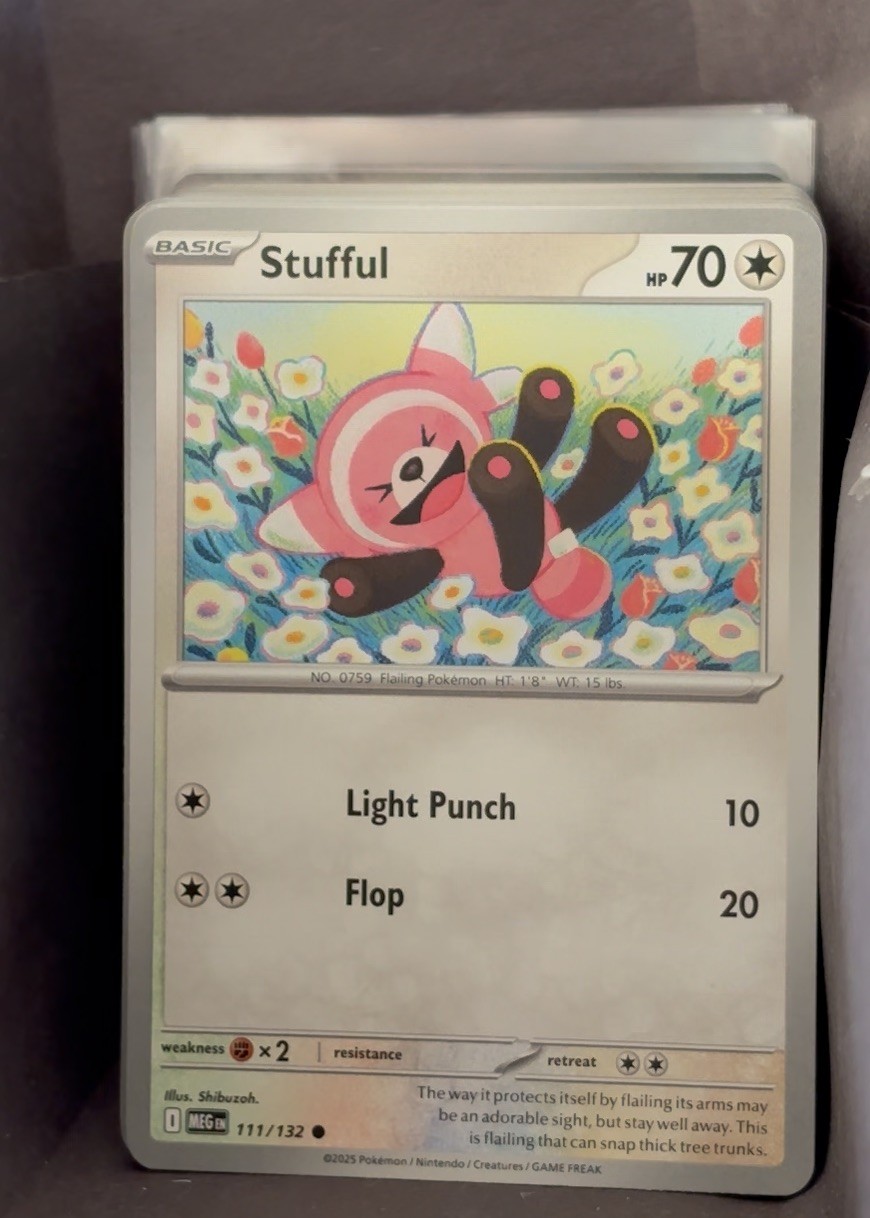 ME01: Mega Evolution #111/132 Stufful Regular Finish