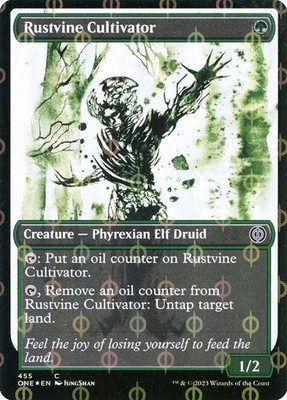 Rustvine Cultivator Foil (455) Compleat Phyrexia: All Will Be One ONE MTG Magic