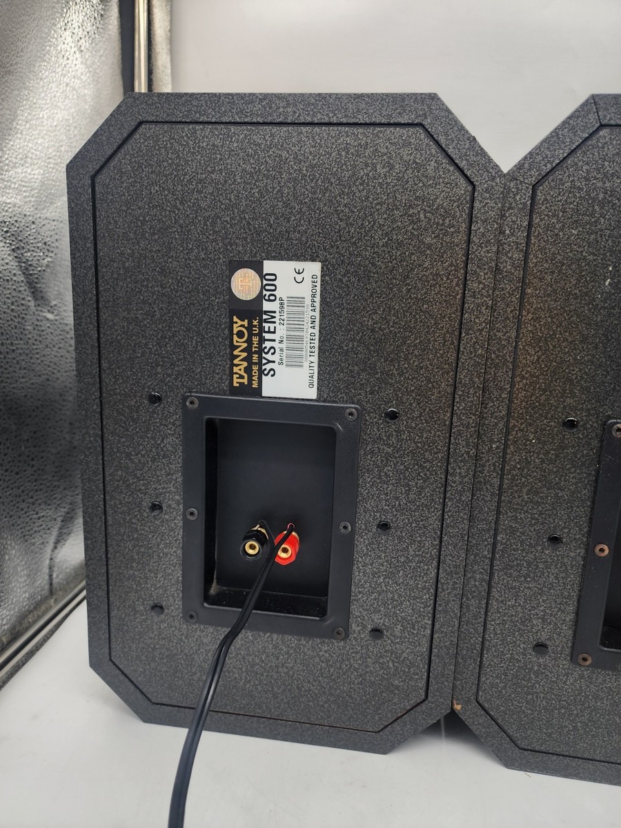 Tannoy System 600 Dual Concentric Studio Monitor Speakers Made in