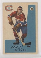 1959-60 Parkhurst Bill Hicke #31 Rookie RC 02v3