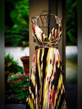 Jovani 42717 Multicolor Pleated Halter Prom/Evening Gown Size 6
