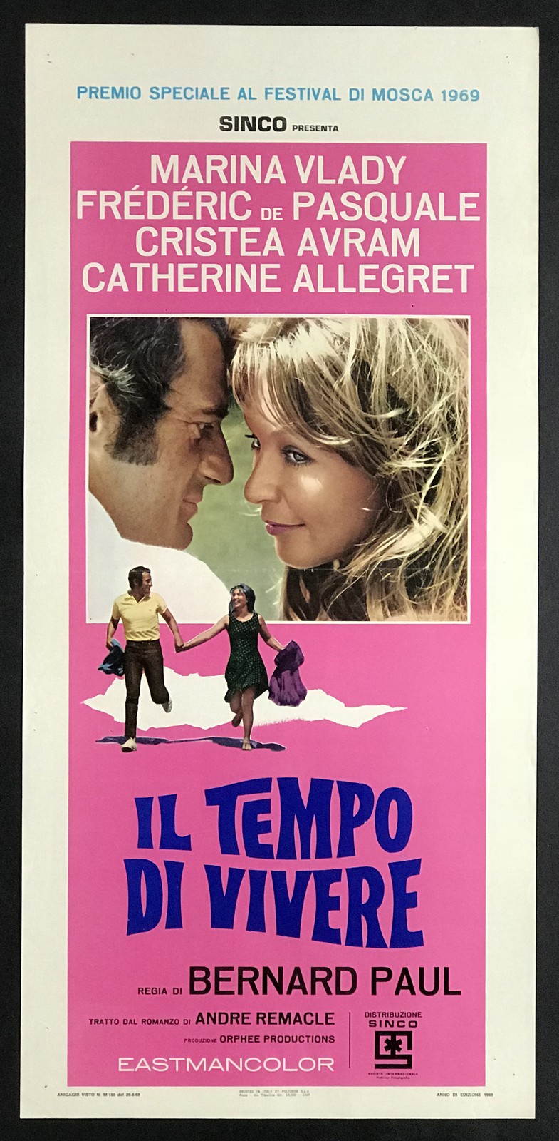 Locandina originale film Il tempo di vivere (1989) - Regia di John Herzfeld