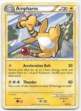 Ampharos 14/123 HeartGold & SoulSilver Non-Holo Pokemon Card MP PC265 on eBay