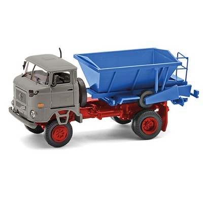 BUSCH Espewe IFA W50 LA D035 Düngerstreuer Messefahrzeug (95296) LKW-Modell 1:87