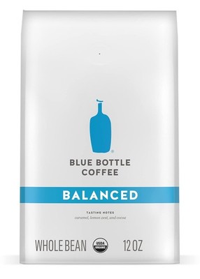 Blue Bottle Whole Bean Organic Medium Roast Coffee 12 Oz Pac Bag