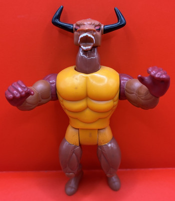 VTG 1986 Kenner Telepix Silverhawks Mumbo Jumbo 6'' Tall Action Figure w/ Horns