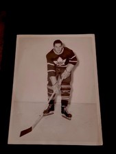 1949 TUROFSKY PHOTO NHL HOCKEY JIM THOMPSON TORONTO MAPLE LEAFS ALEXANDRA STUDIO
