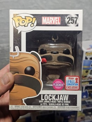 Funko Pop Marvel Lockjaw #257 Flocked 2017 Fall Convention Exclusive