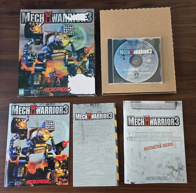 MechWarrior 3 (1999) PC CD-ROM Big Box CIB Windows 98/98