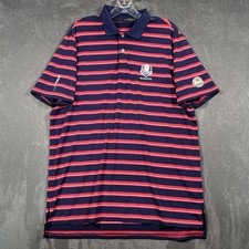 Polo de golf RLX Ralph Lauren para hombre L 2016 Ryder Cup rendimiento elástico