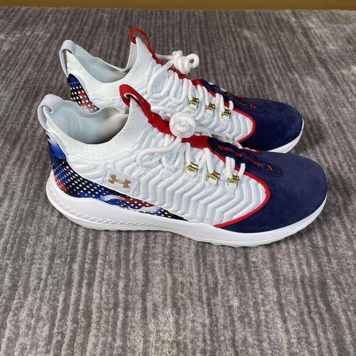 Under Armour Bryce Harper 9 Turf Baseball Mens 13 Red White  display picture 2