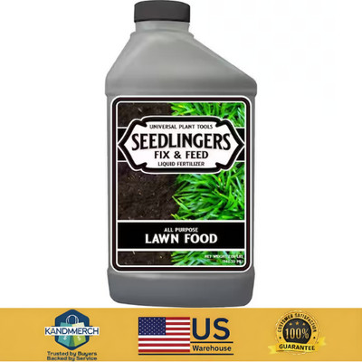 Fix Feed Lawn Fertilizer Concentrate 32oz All Grass Types Covers 5000 Sq Ft