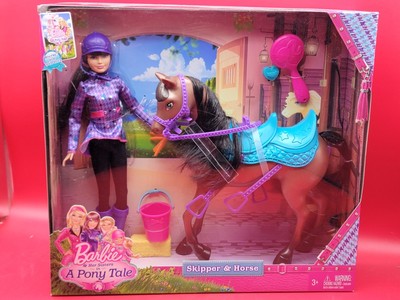 2012 Mattel Barbie & Her Sisters In A Pony Tale Skipper & Horse