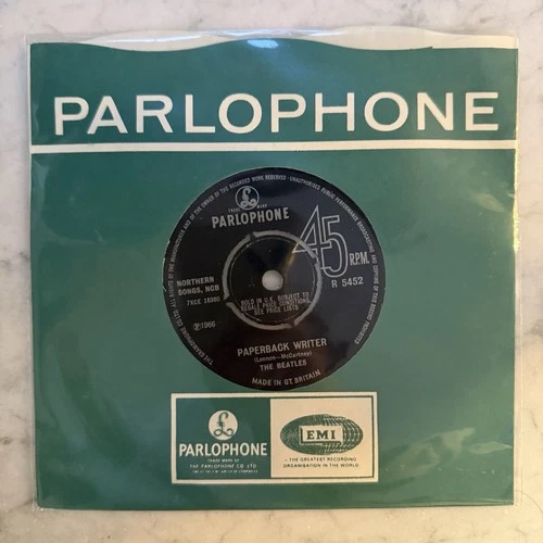 RC108 The Beatles ‘Paperback Writer’ 7" Vinyl Record UK Press EX/EX