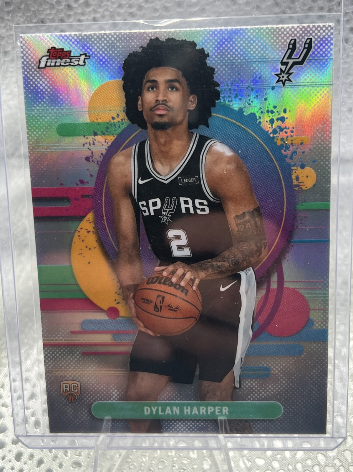 2025-26 Topps Finest - Uncommon Dylan Harper #102 Refractor (RC)