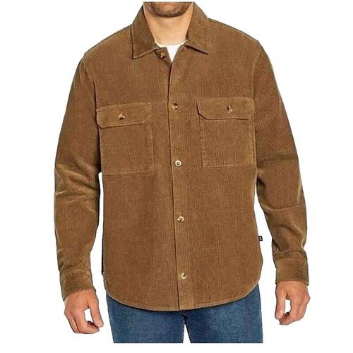 Union SEA WA Corduroy Button Up Shirt Jacket Mens L Shacket | eBay
