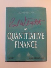 Paul Wilmott on Quantitative Finance, 3 Volume Set by Paul Wilmott