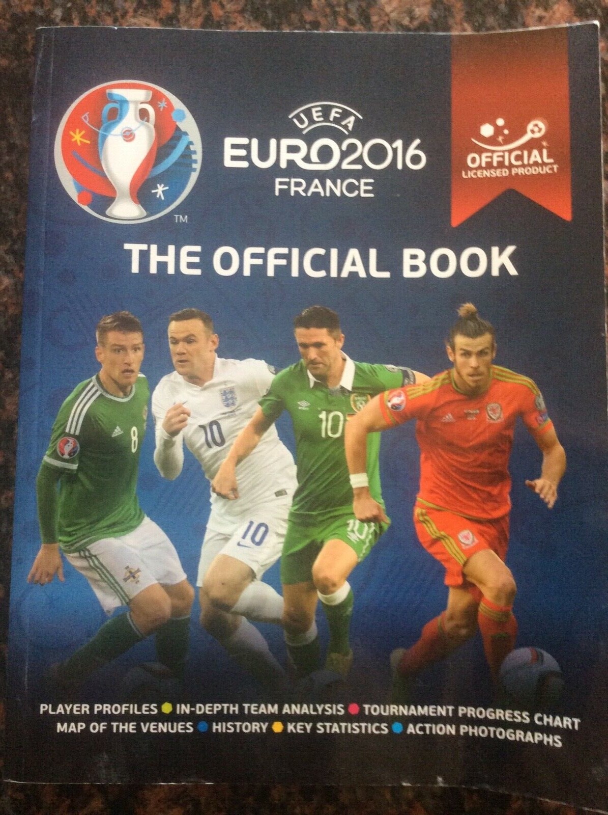 UEFA Euro 2016 France - The Official Book - European Football Championship book