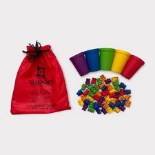 Gleeporte Counting Bears Learning Game Sorting Activity