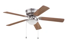 Harbor Breeze Armitage 52-In LED Indoor Flush Mount Ceiling Fan  Light (5-Blade)