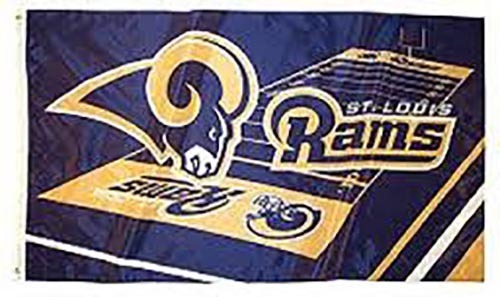 NFL St. Louis Rams 3' x 5' Banner Flag, NEW (Logo) - Picture 1 of 2