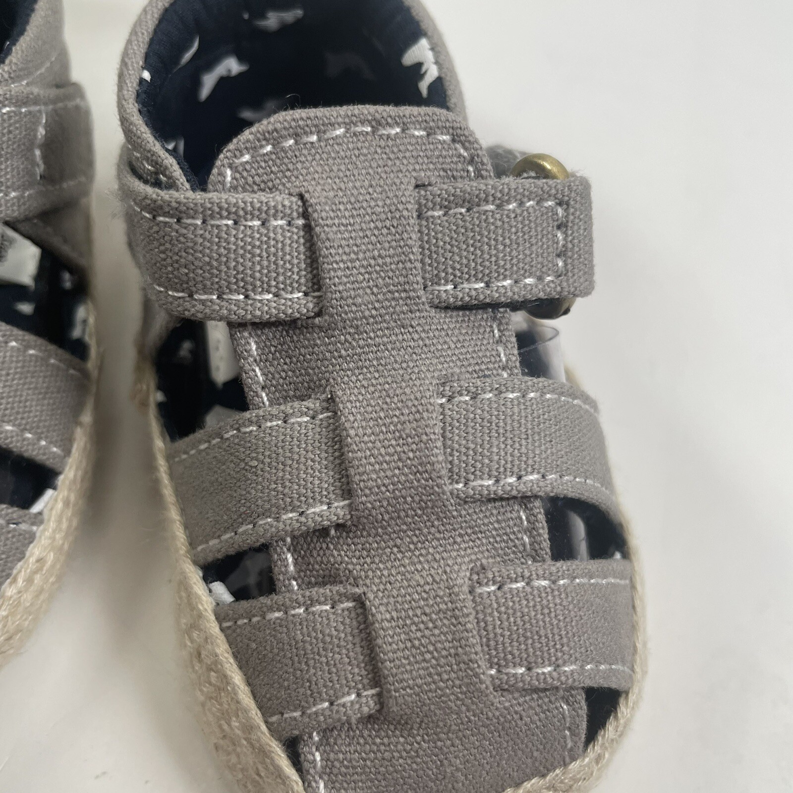First Steps By Stepping Stones Gray Baby Shoes