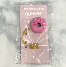 2025 Dunkin Stoney Clover LN Straw Topper Donut **FREE GIFT W/PURCHASE**