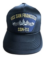 USS San Francisco SSN-711 Ball Cap Submarine Dolphins US Navy Sub Veteran Hat