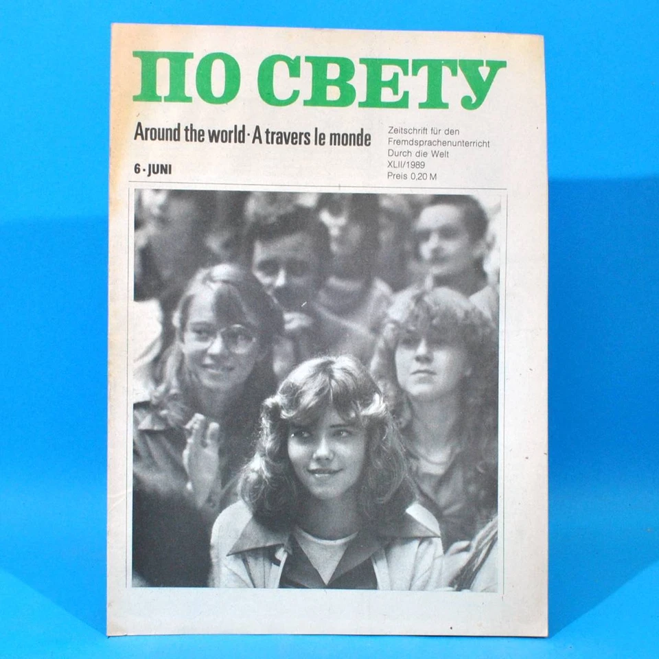 DDR Po swetu 6 von 1989 По свету | Russisch Englisch Französisch | Schulbuch - Bild 1 von 1