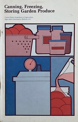 #ad Canning Freezing Storing Garden Produce December 1977 $8.00