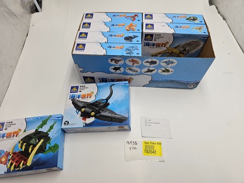 (QTY 8) Kazi Ocean Series KY80044 Water Animals Building Block Toy - 第 19/19 張圖片