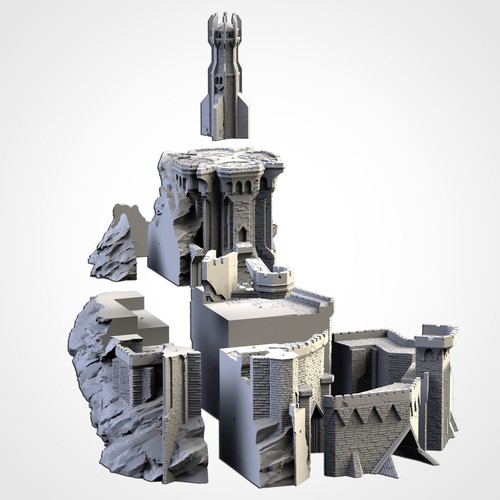 Fortress, Fantasy, Sci-Fi Grimdark wargames terrain. RPG, D&D - Picture 11 of 11