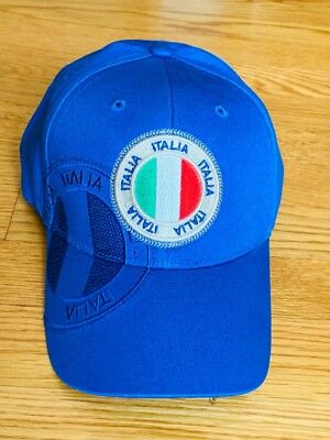 Robin Ruth Italia Hat - Adjustable Strapback - Cotton - Blue  display picture 1