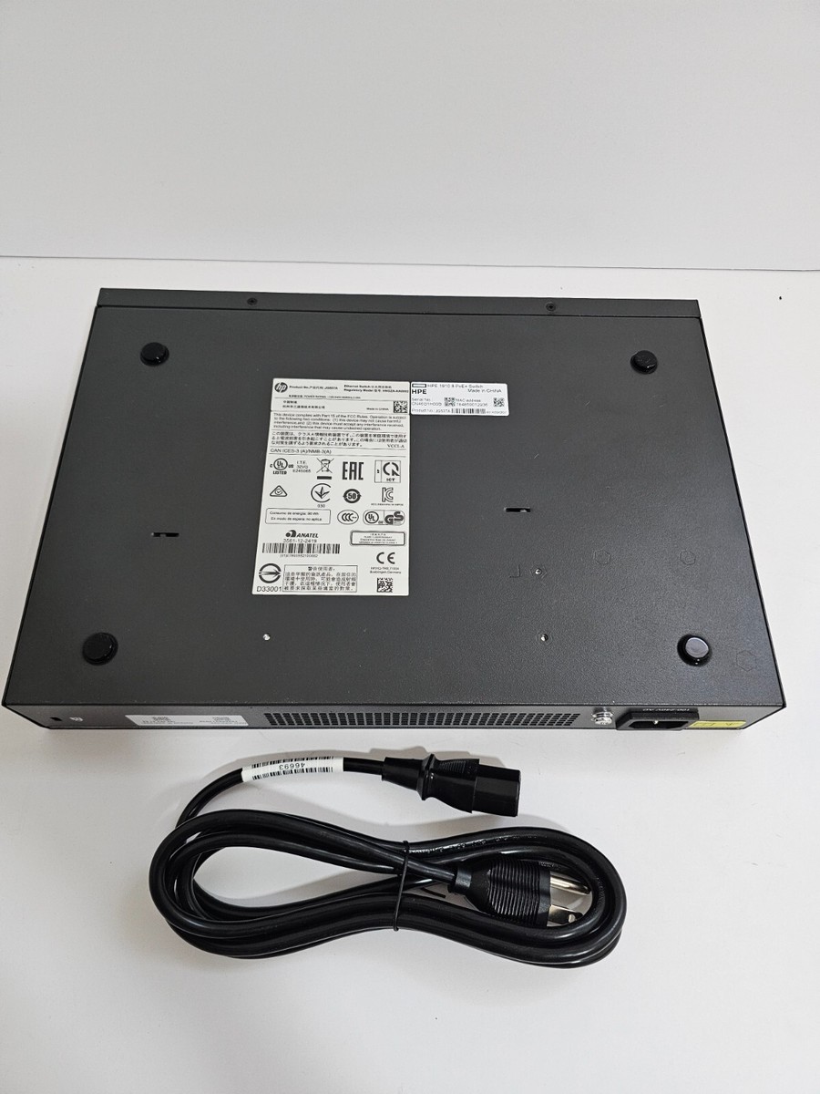 HPE JG537A 1910-8 -PoE+ Table Switch Switch 65W PoE+ | eBay