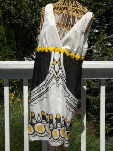 Robe PIANURA STUDIO Imprimé Foulard Soie Viscose - Taille 46 Neuve Sans étiquettes