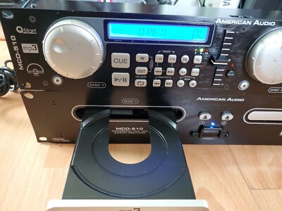 2 piece American Audio MCD-510 bundle -Dual CD, MP3 player | eBay