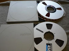 Lot of 2 used reels  (recorded or empty) - Ampex, BASF