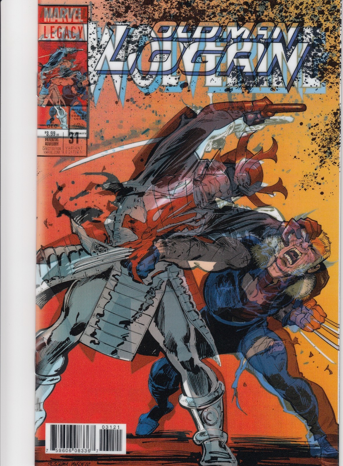 OLD MAN LOGAN #31 STEWART LENTICULAR COVER MARVEL LEGACY