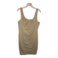 J. Crew Tan Fitted Sleeveless Dress Women’s Size 10 Camel Color Casual Neutral