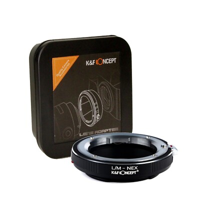 K&F Concept L/M-NEX Adapter Leica M LM E Mount L/M-NEX Sony NEX 